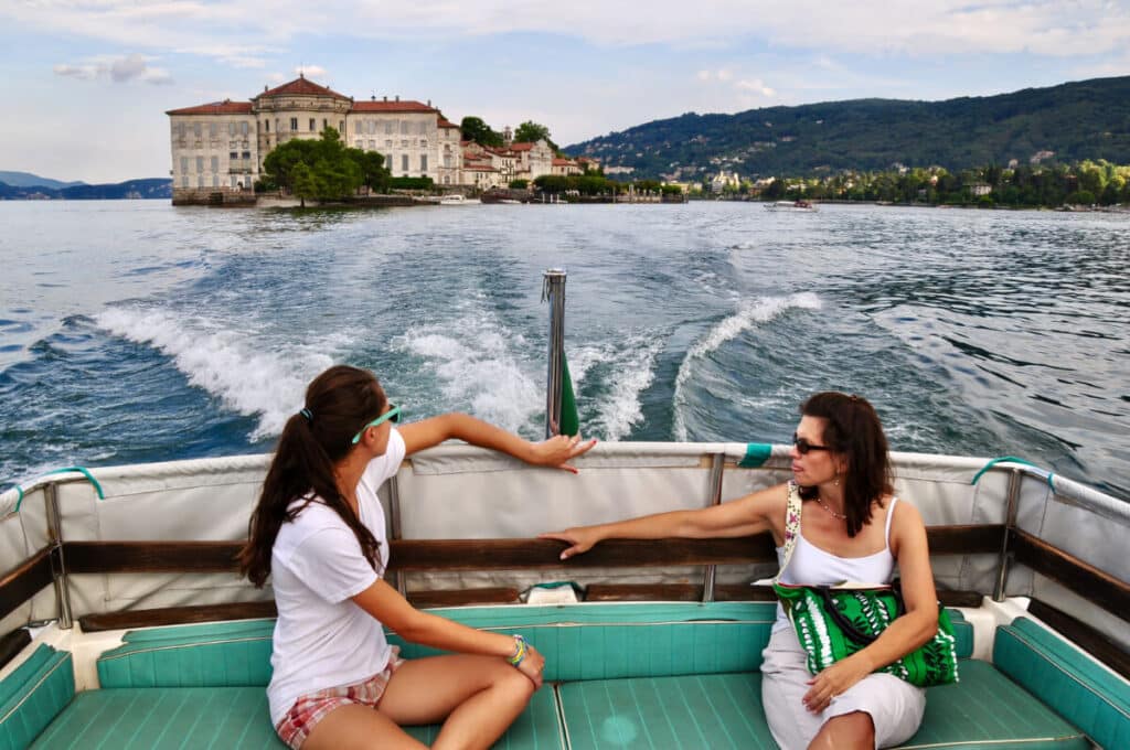 Boating on Lake Como