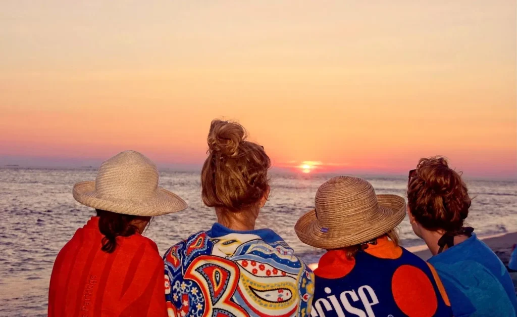 Watching the sunset