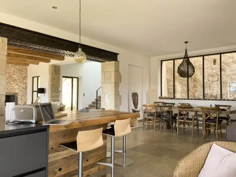 The ancient olive tree kitchen dining area