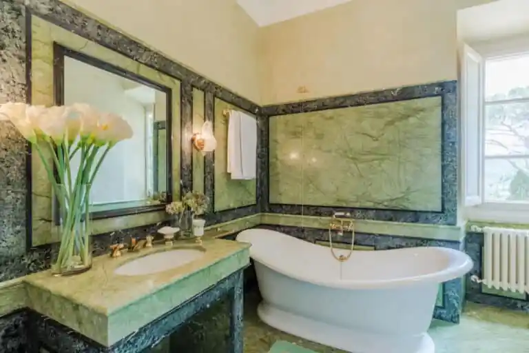 The tuscan castle bathroom