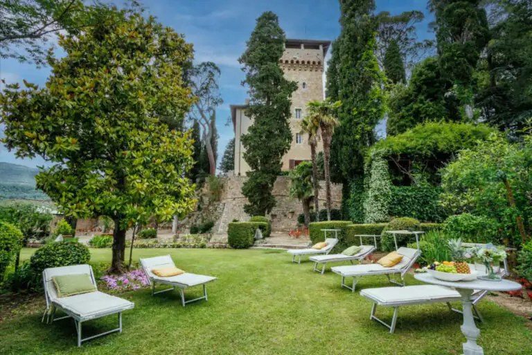 The tuscan castle exterior