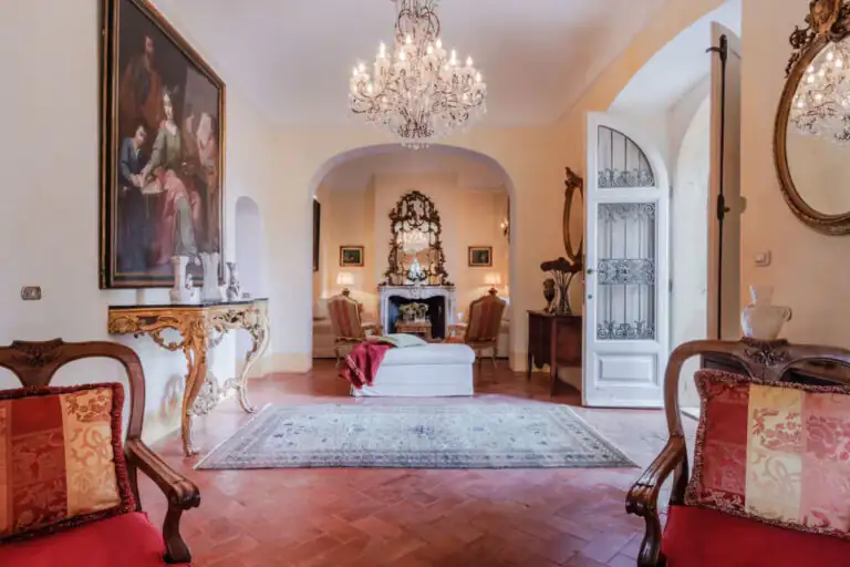 The tuscan castle foyer