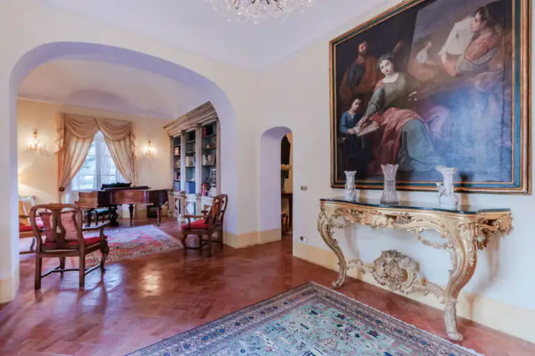 The tuscan castle living area